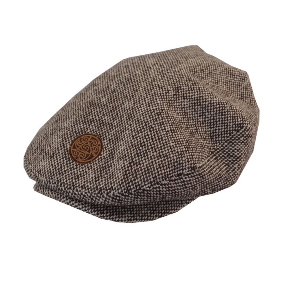 Patrick Francis Donegal Tweed Tweed Flat Cap M